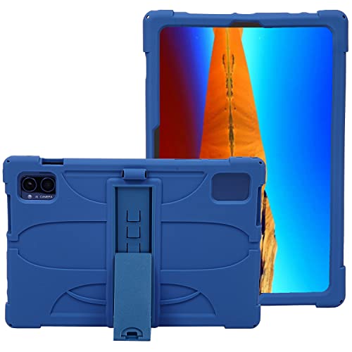 AKNICI 10 Pulgadas Silicona Funda para TECLAST M50HD/TECLAST M50/TECLAST M50 Pro/TECLAST M40Plus/TECLAST P30S/TECLAST P40HD/Blackview Tab 12 Pro/BENEVE M39/Azeyou T10/Azeyou T10 Pro, Azul Oscuro