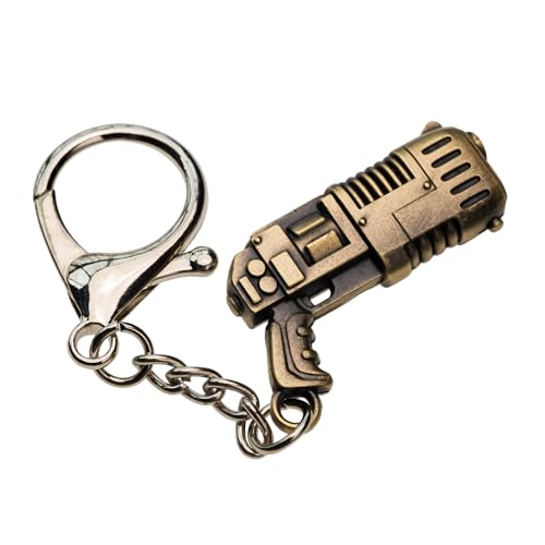 Image of Starforged Warhammer40K Master-Crafted Range Weapon Keychain Keyring Collection Warhammer Gifts Mens Accessories