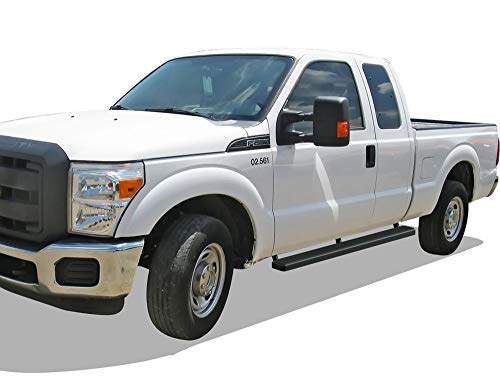 Estribos laterales APS de acero inoxidable para Ford F250 miniatura 6