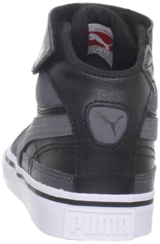 Puma Maeko S Mid V Sneaker (Toddler/Little Kid/Big Kid),Black/Steel Grey/Dark Shadow,8 M US Toddler3