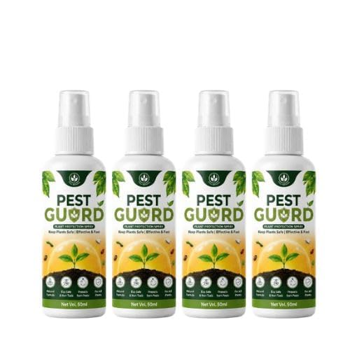 Pest Guard Plant Protect Spray 50ml | Ready-to-Use Plant Protection Spray | Helps Maintain Healthy Indoor & Outdoor Plants | Easy Application Formula for Gardens, Houseplants & Decorative PlantsPack 4-picture-28