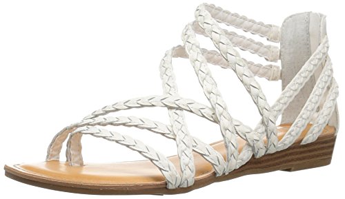 Carlos by Carlos Santana Women's Amara 2 Sandal, White, 8 Medium US