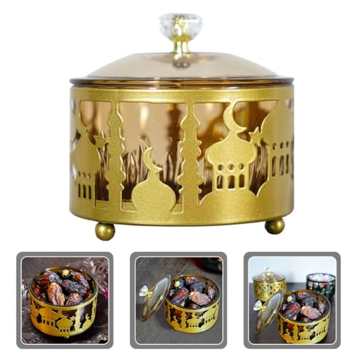 Middle Eastern Arabic Eid Candy Serving Tray Lid Tea Tray Dried Fruit Plate Snack Storage Dish Parties Celebrations - Image 6