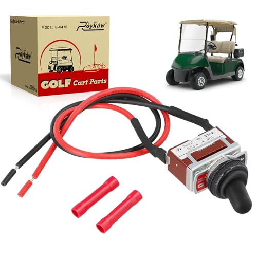 Roykaw Golf Cart Run Tow Switch Compatible with EZGO RXV 2008-up & 2010-up 2Five Electric Golf Cart, Replace OEM# 608900