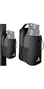 1L Geïsoleerde Sportwaterfles met 2 Doppen – BPA-vrij Roestvrij