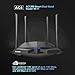 Tenda AC1200 Smart WiFi Router, High Speed Dual Band Wireless Internet Router with Smart APP, 4 x 100 Mbps Fast Ethernet Ports, Supports Guest WiFi, Access Point Mode, IPv6 and Parental Controls(AC6)
