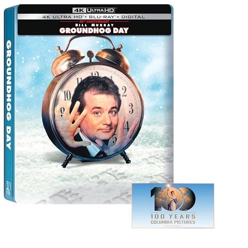 Groundhog Day 30th Anniversary SteelBook (4K Ultra HD + Blu-ray + Digital) [4K UHD]