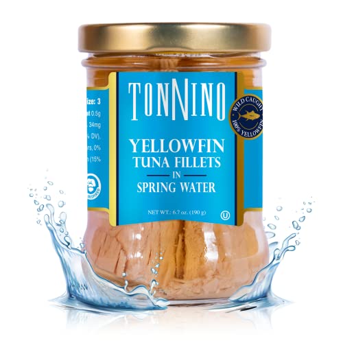 Healthy and Delicious Enjoy Tonnino Tuna Fillets in Spring Water this