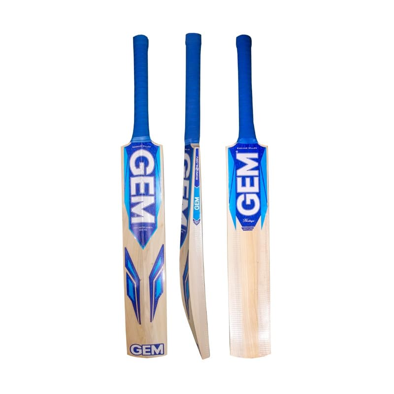 Image of GEM Spark Kashmiri Willow bat Grade 2, Cricket Bat, Size- Short Hand