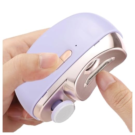 Cortador de uñas eléctrico | Cortaúñas con iluminación eléctrica y dos velocidades - Cortaúñas para niños mayores para el hogar, coche, avión, metro, hotel, escuela Yongwiory