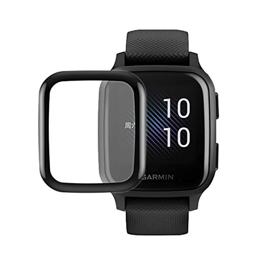 [4 Pack] Screen Protector Compatible with Garmin Venu Sq, YOUkei Full Coverage Screen Protector Protective Cover Saver for Garmin Venu Sq Smartwatch, Waterproof/Scratch Resistant/Bubble Free (3D-4 Pack)