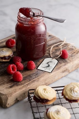 Image of Kilner Premium 2 Pcs x 500ml Round Preserve Glass Jar for Preserving and Storing Jams, Chutneys, Small Pickled Fruits | Reusable, Eco-Friendly Kitchen Container