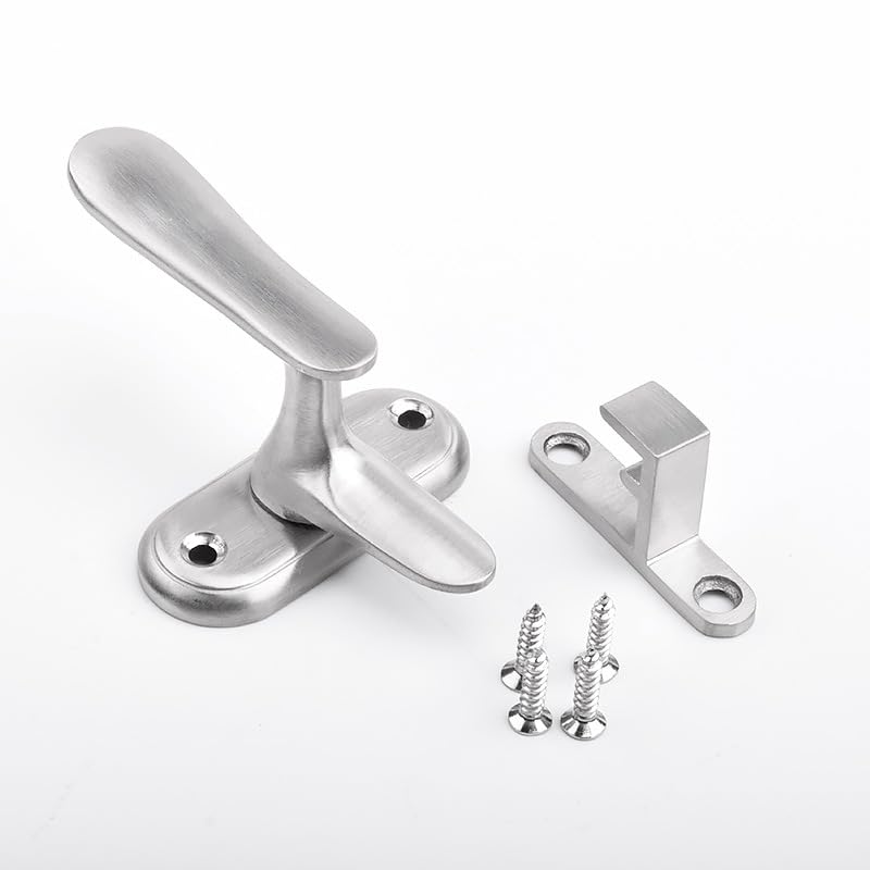 MRKU Maniglie per finestre, Serrature per Porte e finestre in Acciaio Inox, chiavistelli di Sicurezza scorrevoli, Accessori di ferramenta.