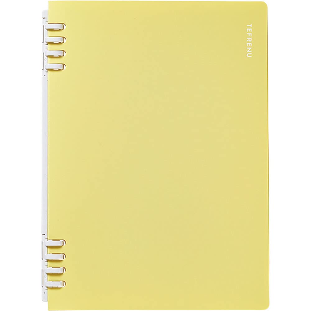 Kingjim CN9855TE Key Ring Notebook, Tefline, B5, Yellow      Unknown Binding