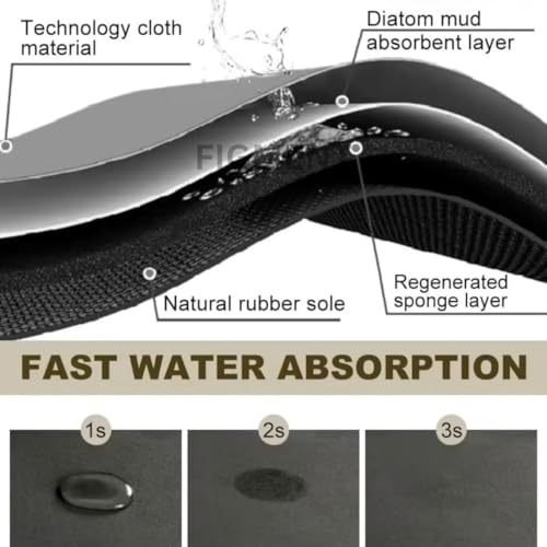 Image of Kitchen Anti Slip Mat for Floor, Waterproof Washable Kitchen Mats, Non Slip Kitchen Floor Mats for Home, Soft Mats for Kitchen, Kitchen Mats for Floor Anti Slip (3D Golden Flower)