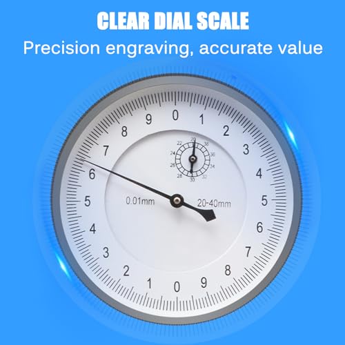 Calibrador externo mecánico 0-100 mm con dial miniatura 5