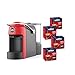 Lavazza A Modo Mio, Macchina Caffé Espresso Jolie Con 64 Capsule Crema e Gusto Incluse, Macchinetta A Capsule Per Un Caffè A Casa Come Al Bar, 1250 W, 0.6 Litri, Colore Rosso