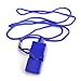 GOGO Safety Whistle with Breakaway Lanyard, Classic Plastic Whistle, Emergency Survival Whistle