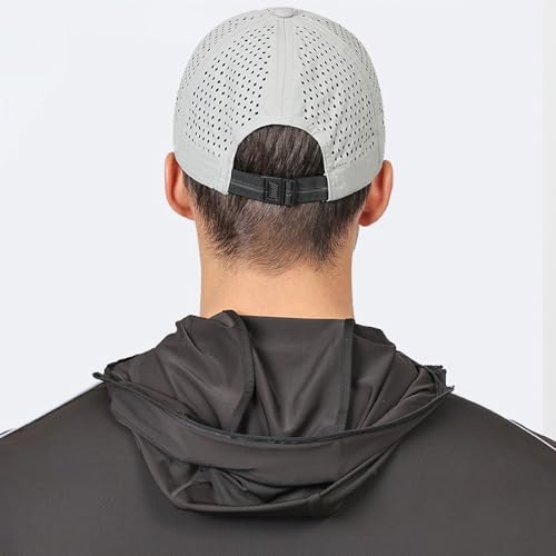Image of Quick Dry Fit Baseball Cap - Water Repellent Sun Hat for Fishing, Running, Hiking, Golf, Surfing, Sailing, Boating