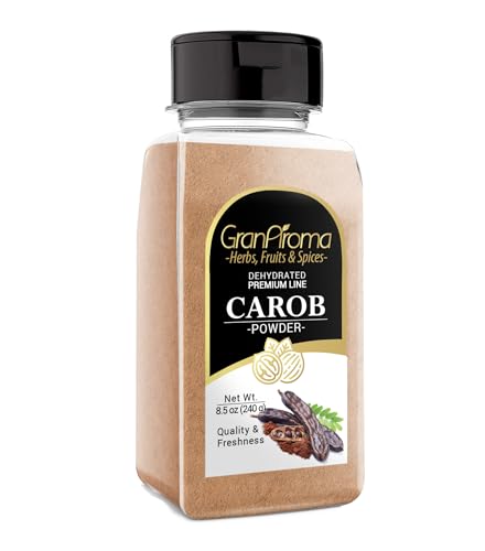 Image of GranAroma Carob Powder, Baked Goods, Shakes & Smoothies (8.5 Ounce)