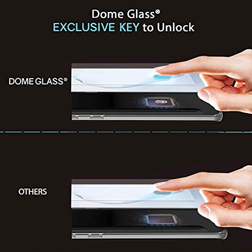 Galaxy Note 10 Plus Screen Protector, [Dome Glass] Full 3D Curved Edge Tempered Glass Shield [Liquid Dispersion Tech] Easy Install Kit for Samsung Galaxy Note 10+ and Note 10 + 5G - One Pack - Thumbnail 2