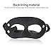 Fnacuody Basketball Training Mask Half Face Sports Mask Shatterproof Guard Adjustable Basketball Nose for Softball Football Wrestling(Black 2)
