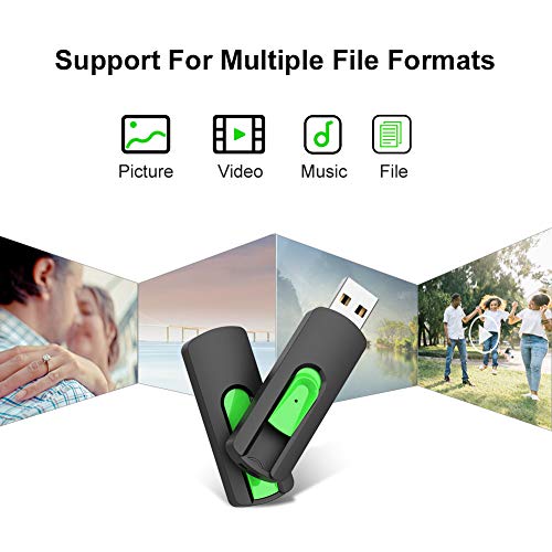 Aiibe LOOFFY-UD60Y 128Gb Flash Drive Aiibe Usb Flash Drive 128 Gb Thumb Drive Usb 2.0 Memory Stick Zip Drive Backup Jump Drive Single 128Gb 128G Usb Drive thumb #6
