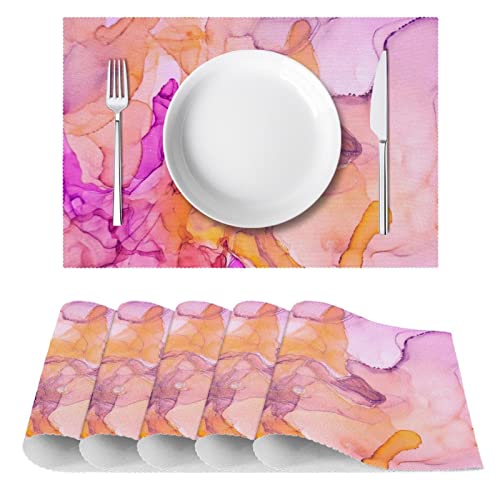Set de table marbre de qualité supérieure résistant à la chaleur pour repas raffinés - 3