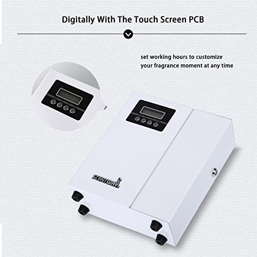 Scentway Smart Fragrance Machine 150Ml Essential Oil Nebulizing Diffuser Scent Air Machine Quiet 丨Waterless Hvac Capable Cold-Air Spray For Large Room, Theaters, Shopping Malls #TOP6