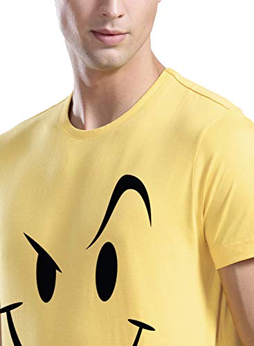 Image of ADRO Men's Solid Regular Fit T-Shirt