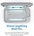 PhoneSoap Wireless UV Phone Sanitizer & Universal Phone Charger Box with Qi Charging | Patented & Clinically Proven 360-Degree UV-C Light Sanitizer | Disinfects and Charges All Phones (Gunmetal Grey)