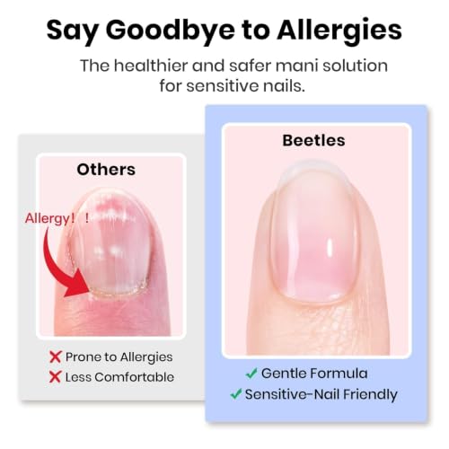 Image of Beetles 3Pcs Gel Nail Glue Nail Dehydrator and Primer, Hema-Free