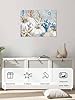 SderBott Blue Coastal Fall Canvas Wall Art for Liv... #5