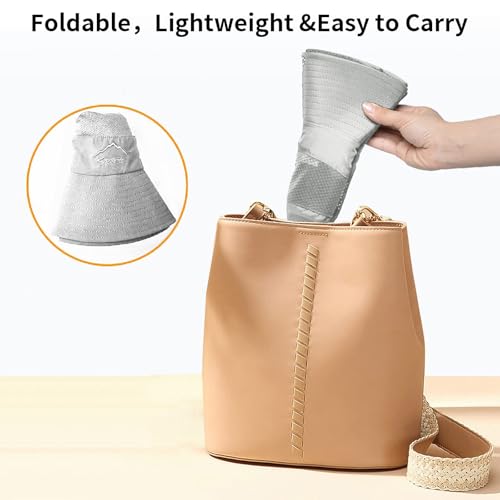 Image of Sun Hats for Men Women Fishing Hat UPF 50+ Breathable Wide Brim Summer UV Protection Hat