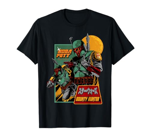 T-shirt Star Wars Mandalorian Soldier Kanji idéal pour le quotidien