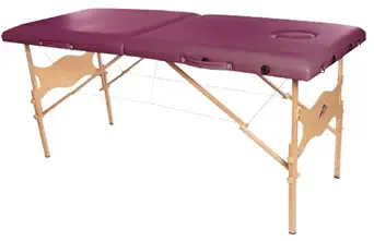 3B Scientific W60601BG-1 Wood Basic Portable Massage Table, 550lbs Capacity, 25