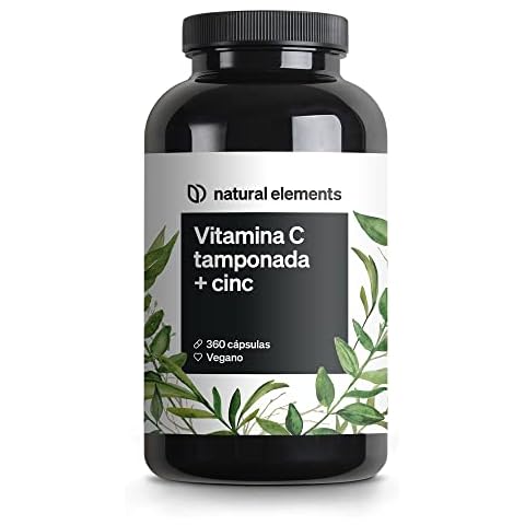 360 cápsulas de Vitamina C y Zinc Natural Elements Cover