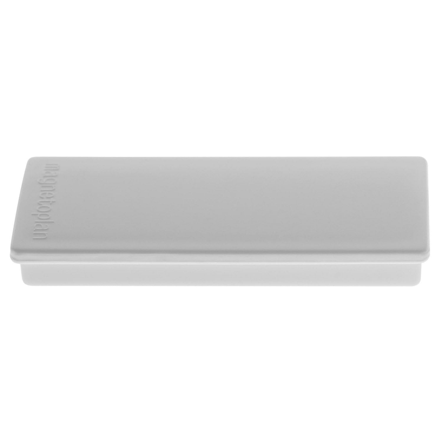 magnetoplan | Rechteck-Magnet | BxLxH 22 x 55 x 8 mm | VE 60 Stk | grau