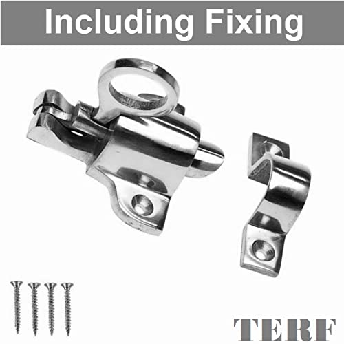 TERF® Traditional Polished Chrome Window Fanlight Skylight Catch