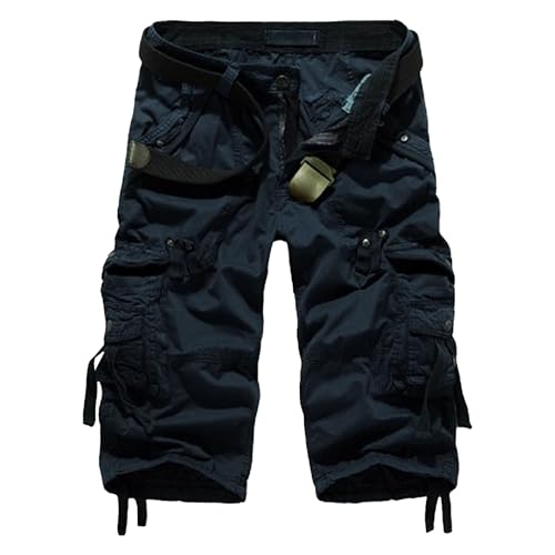 Short cargo homme bleu camouflage résistant et confortable taille 50