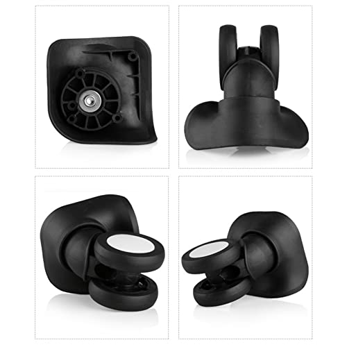 Luggage Wheels,Universal Luggage Casters,1 Pair Luggage Wheel Replacement Spare Spinner Caster for Suitcase Wheel Repair (W030)3