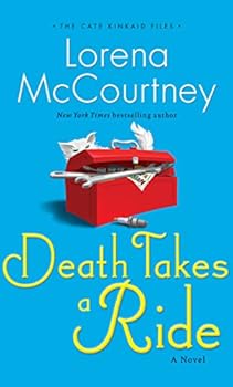 Hardcover Death Takes a Ride (The Cate Kinkaid Files, 3) [Large Print] Book