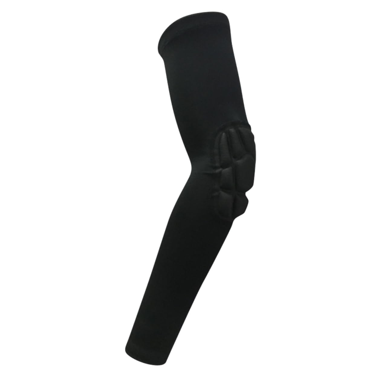 GANAZONO 1pc Sports Arm Sleeve Long Elbow Protector for Outdoor Activities Breathable Elbow Sleeve for Cycling Basketball Running and Fitness Black