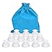 Produktbild Hydream Silikon Schröpfen Cups, Anti Cellulite Massage Cups Cupping Set Therapie Set Vacuum Tassen Schröpfgläser Body Saugnäpfe Vakuum Massagegerät für Anti Aging, Muskel Entspannung (12PCS/Weiß)