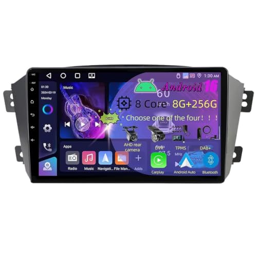 Radio de coche Android de 9 pulgadas para Geely GX7 2011-2019 con GPS y Bluetooth