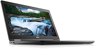 Dell 4G86P Latitude 5580 Laptop, 15.6" FHD, Intel Core i7-7820HQ, 8GB DDR4, 256GB Solid State Drive, Windows 10 Pro