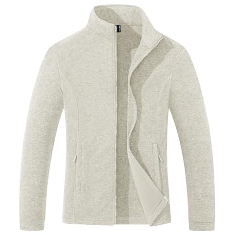 MAGCOMSEN Women's Full Zip Fleece Jacket Cover