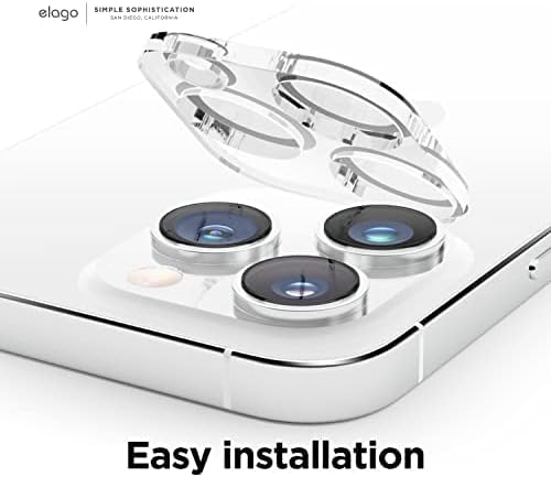 Miniatura 6 de elago Vidrio templado + protector de lente de cámara compatible con iPhone 14 Pro / 14 Pro Max, dureza 9H, antihuellas, inastillable, protección