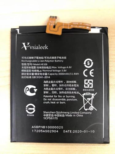 Vvsialeek New HE328 Replacement Battery for N-okia 3.4 TA-1288 1285 1283/ N-okia 5.4 TA-1333 1340 1337 1328 with Technical Toolkit.