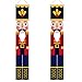 AMOR PRESENT Nutcracker Banner, 72 x 12.5 inch Life Size Nutcracker Porch Sign for Indoor Outdoor Yard Garden Christmas Party Decoration